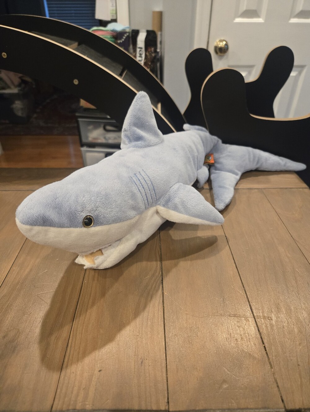 Soft Great White Shark Plush Toy Cozy Sea Animal Adventure Planet